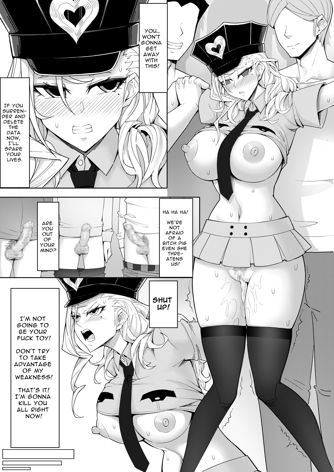 Hentai Manga Comic-Female Police Officer x Blackmail x Creampie-Read-14